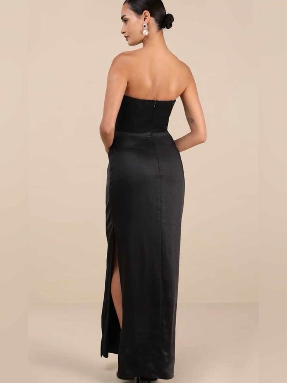 NWT Lulus Mella Mixed Media Dress - Picture 2 of 3